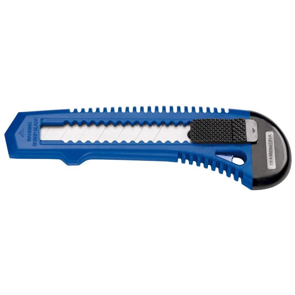 Estilete Retrátil 6 POL com Lâmina em Aço 43390300 TRAMONTINA em Oferta na Shopee