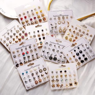 Kit 12 Pares de Brincos Pequeno Feminino lolibiju em Oferta na Shopee