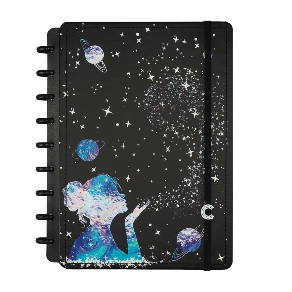 Caderno Inteligente By Gocase Poeira das Estrela, Médio, 80 folhas offset 90g - Stationery