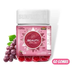 Gummy Hair Beauty 60 Gomas Biotina /Pele/ Crescimento Cabelos / Fortalecimento Unhas Sunflower