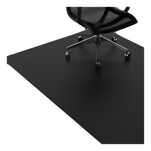 Tapete Grande Protetor De Piso Cadeira Dello 120x100cm Preto em Oferta na Shopee