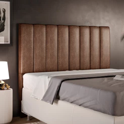 Cabeceira Cama Box Casal 140 cm Dália W01 Couríssimo Marrom - Lyam Decor