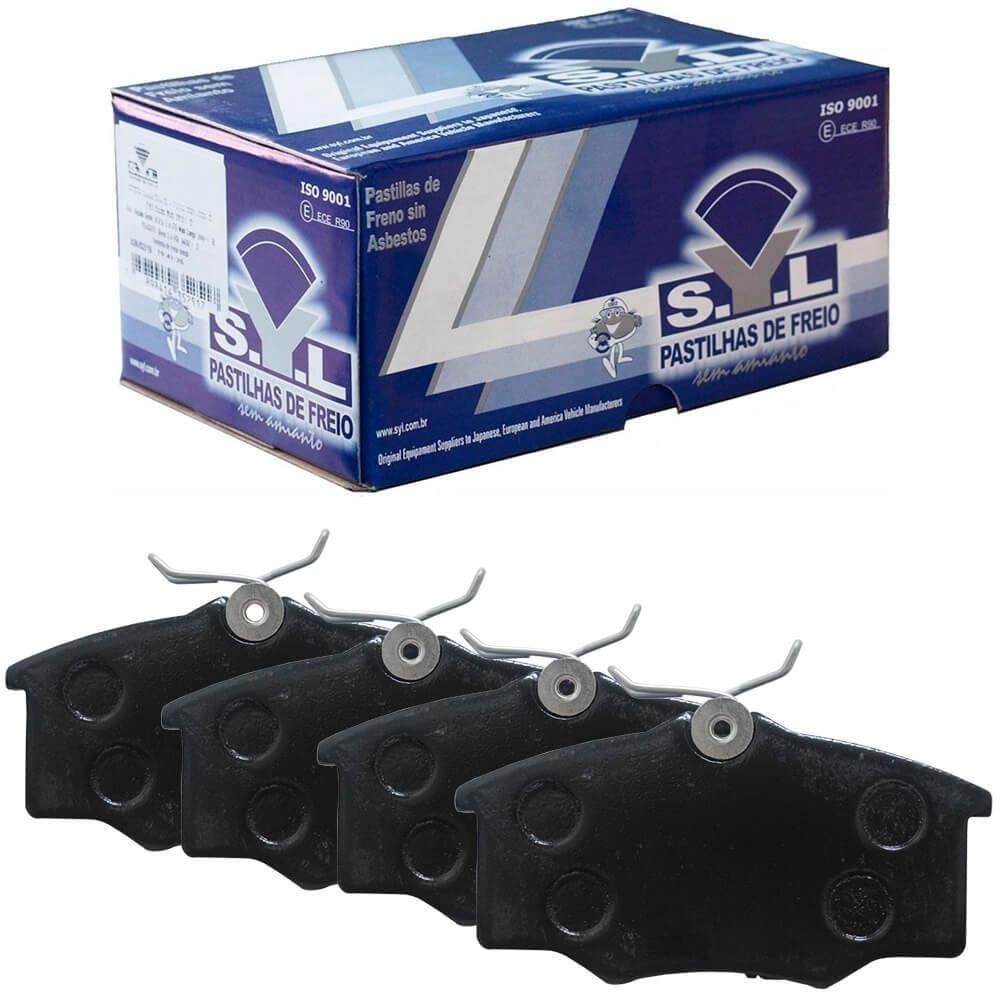 Kit Pastilha Freio Gol G2 96 97 98 99 2000 Dianteira Syl em Oferta na Shopee