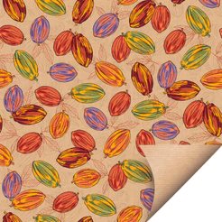 Folha para Ovos de Páscoa Cacau Tropical 69x89cm - 5 unidades - Cromus - Rizzo