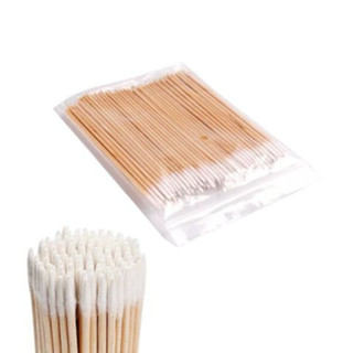 Kit 100 Palitos Com Algodão De Limpeza Alinhamento Henna Micropigmentação Unha Boca em Oferta na Shopee
