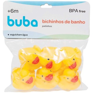 Kit Patinho Para Banho Amarelo 09684 - Buba em Oferta na Shopee