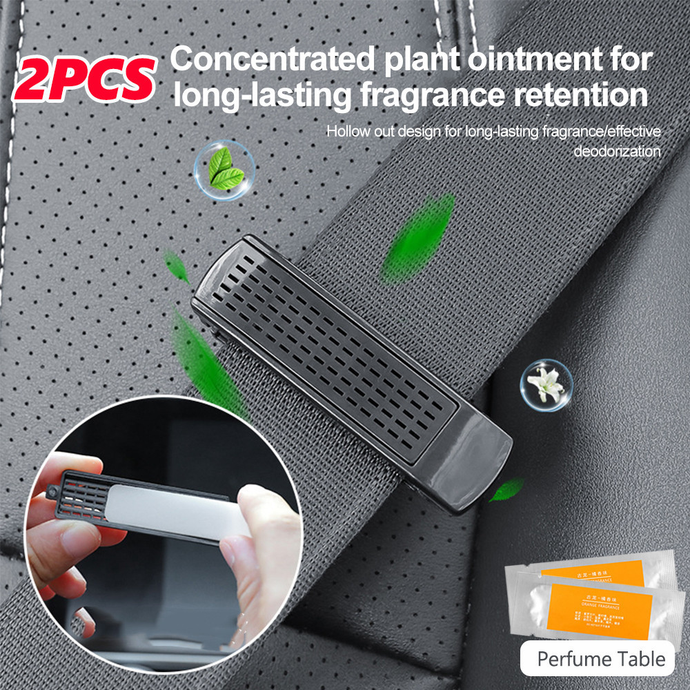 Clip De Fixação Elástico Universal De 2pcs Para Cinto De Segurança Com Fivelas De Ajuste Limitador Do Carro Preto Anti-Derrapante