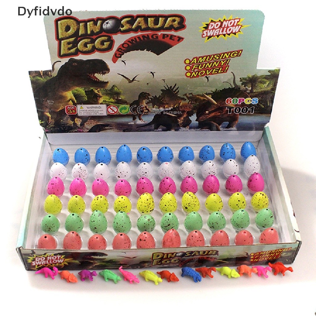 Dyfidvdo 10PCS Crescendo ovo Dino Incubando Dinossauro Colorido Acrescentar Rachaduras Ovos Novo MY