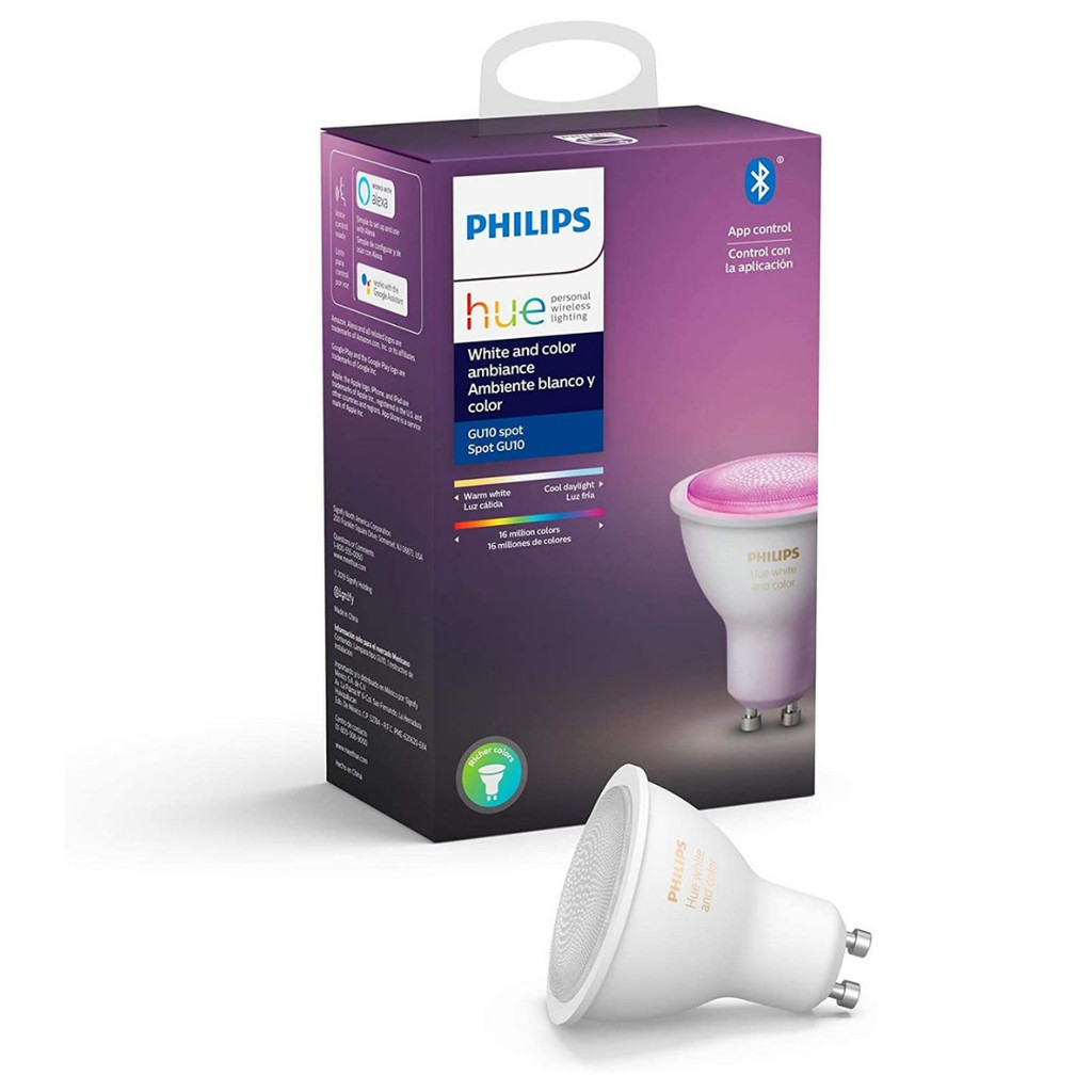 Philips Hue Lâmpada Smart Dicroica GU10 Bluetooth