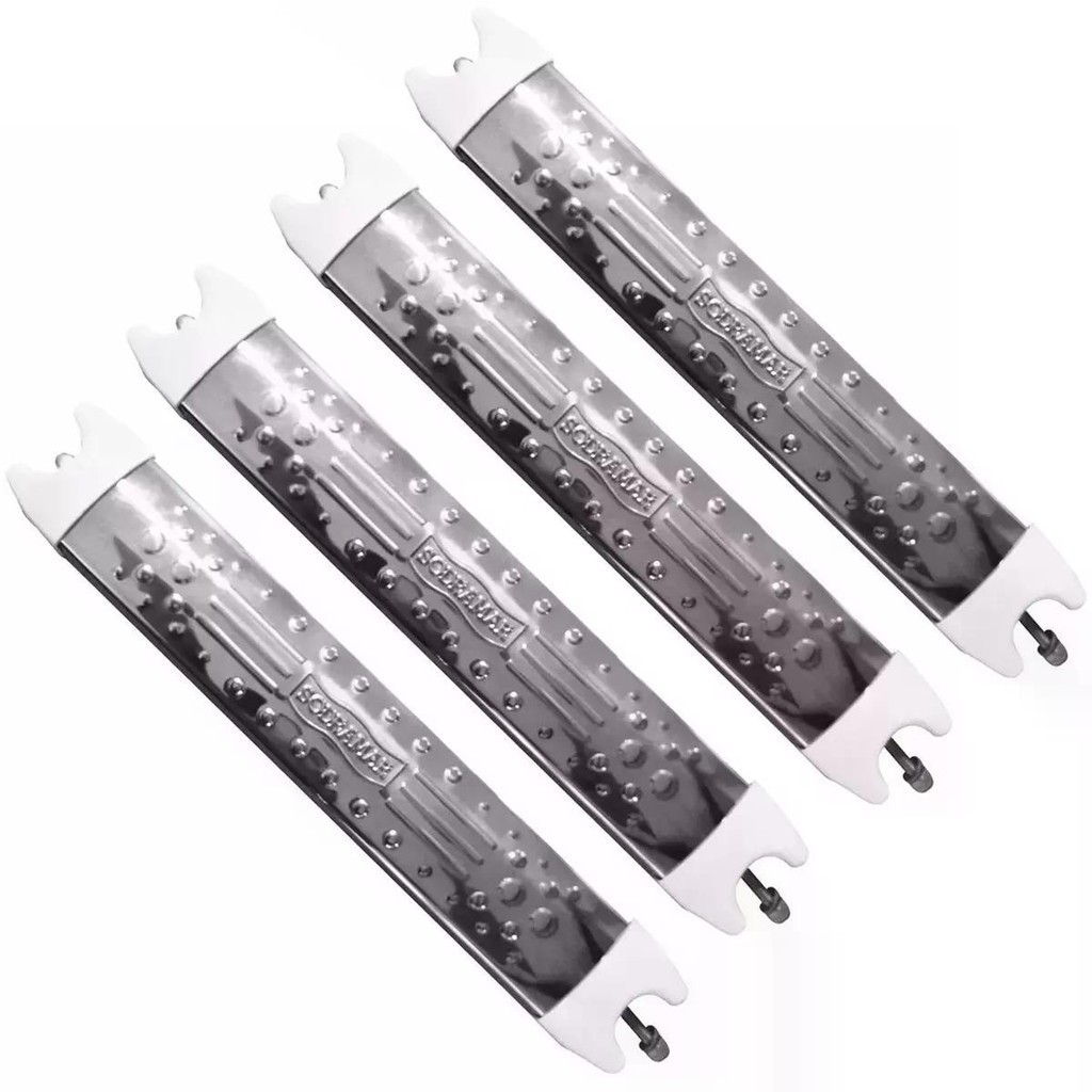 Kit 4 Degrau Inox Anatômico Para Escadas De 1 1/2´´ Sodramar