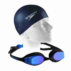 Óculos de Natação Speedo Focus Duo Vision Lens + Touca de Natação