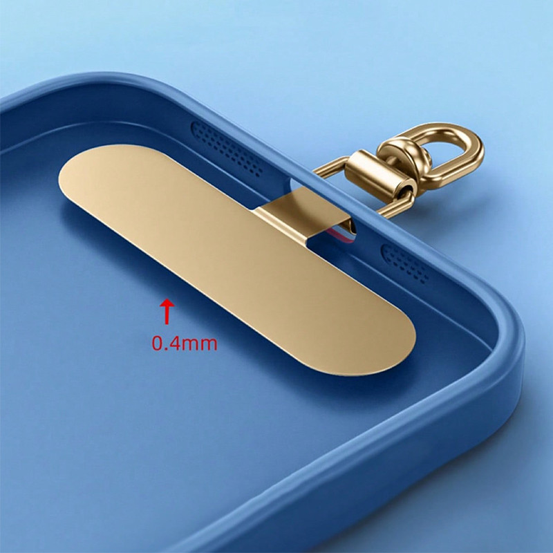 1 Pçs Novo Atualizado De Aço Inoxidável Celular Cordão Caso Telefone Universal Rotação 360 Graus Conector Segurança Peça em Oferta na Shopee