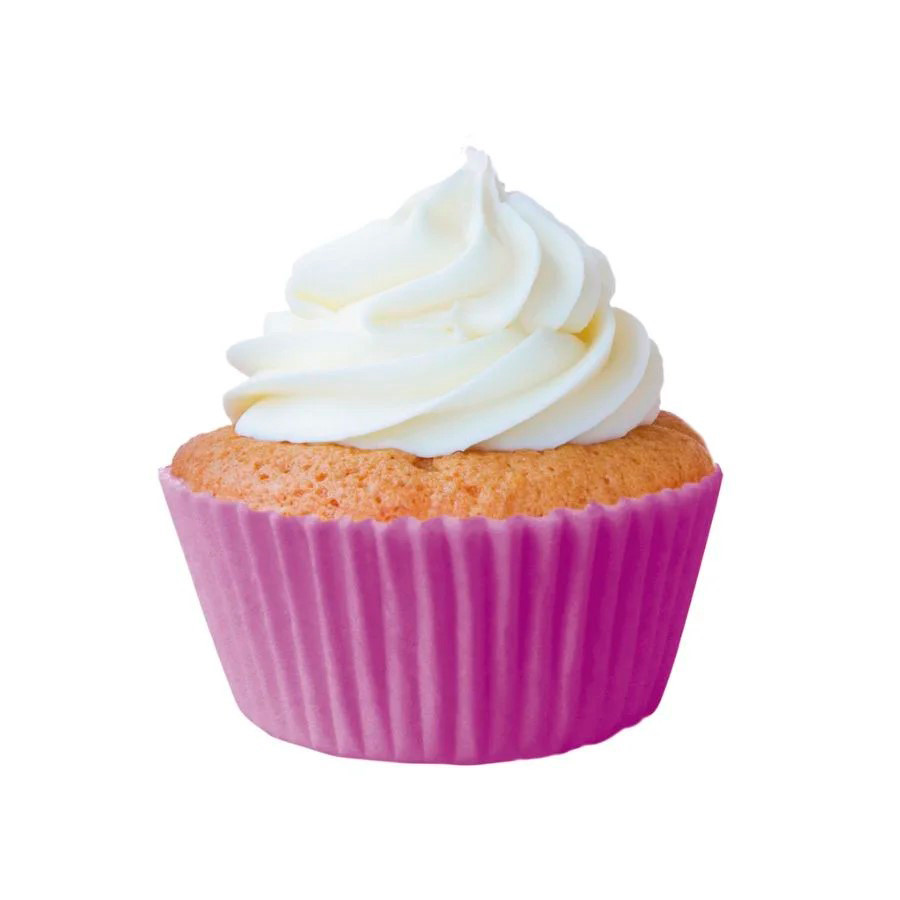 Forminha Forneável para Cupcake - Lilás - 45 unidades - Mago - Rizzo
