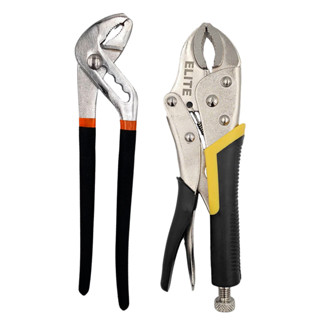 Kit Alicate de Pressão e Alicate Bomba D'água Elite em Oferta na Shopee