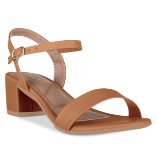 Sandália Feminina Salto Baixo Grosso Médio Aberta Sintético em Oferta na Shopee