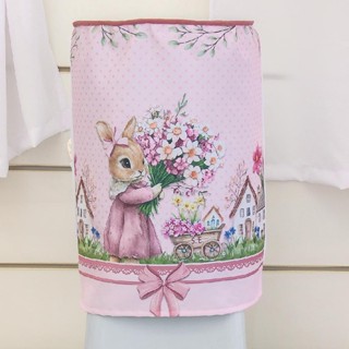Capa P/ Galão 20 Litros Linda Estampa de Páscoa Coelhinha Rosé em Oferta na Shopee