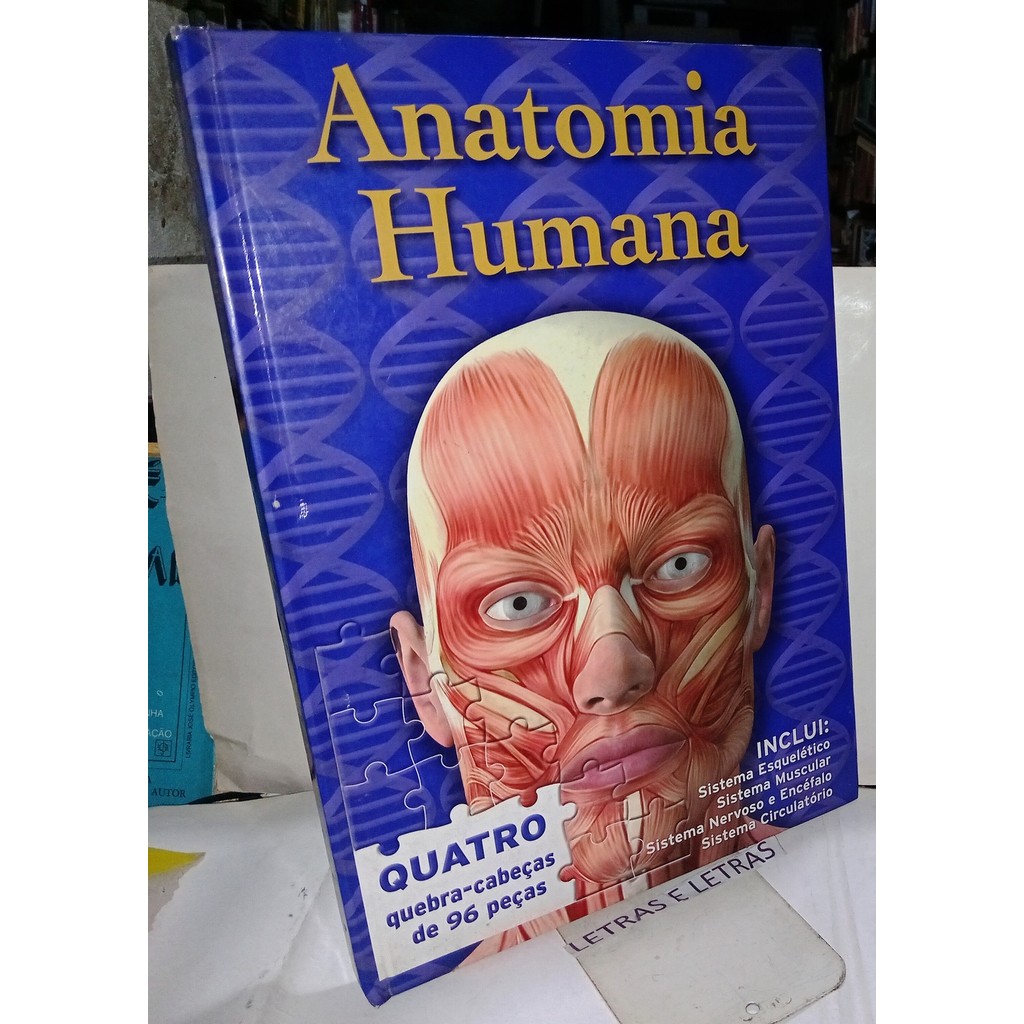 Anatomia Humana Quatro Quebra Cabeças de 96 Peças de Rachel Williams Noan Shoan