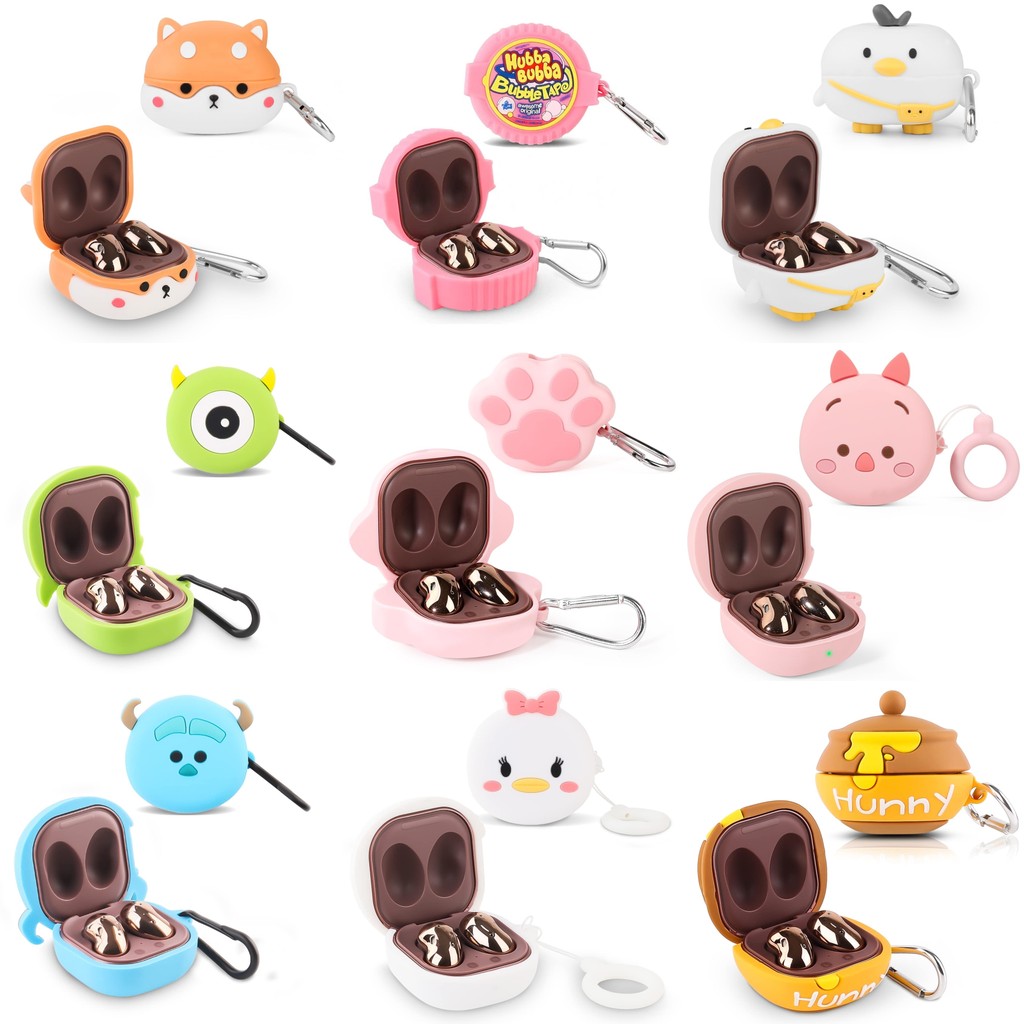 Capa De Fone De Ouvido 3D Fofa De Desenho Animado Para Samsung Galaxy Buds Live/Pro/2/Buds2 Acessórios De Protetora