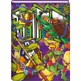 CADERNO BROCHURA UNIV CD 80FLS   TARTARUGAS NINJA   77057 25 em Oferta na Shopee