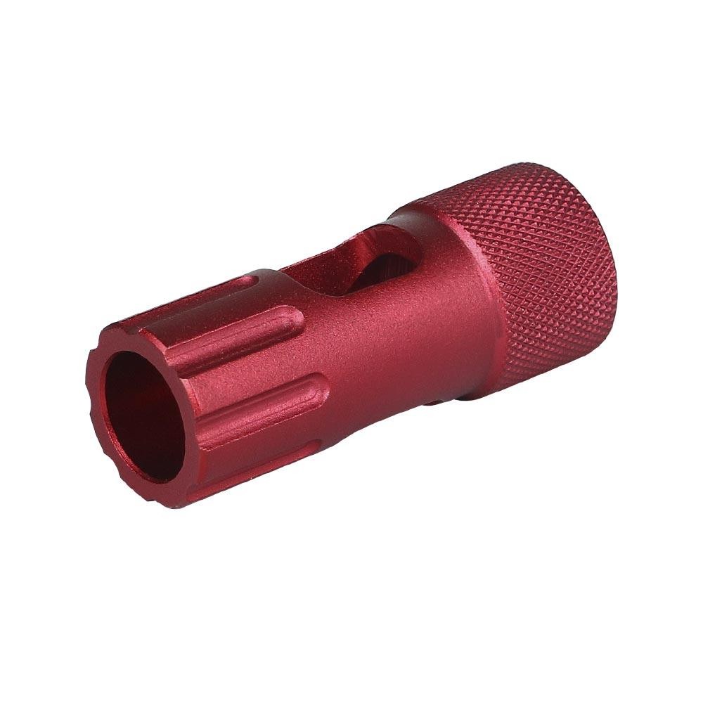 PONTEIRA FLASH HIDER VERMELHA- TACTICAL QUICKSHOT em Oferta na Shopee