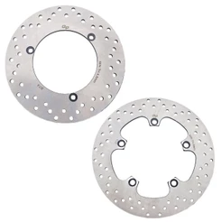 Kit Discos de Freio Xmax 250 / Xmax 300 Dianteiro e Traseiro Gp7