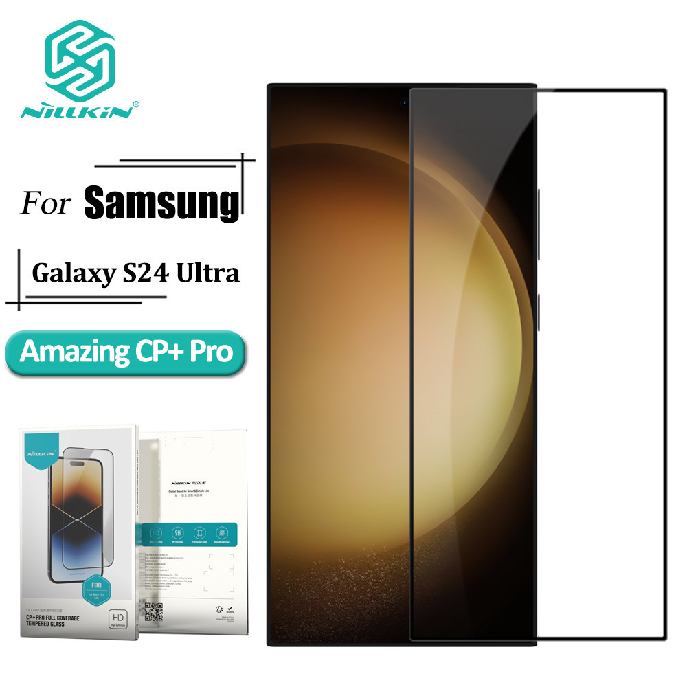 Tela NILLKIN CP + Pro Série Vidro Temperado Para Samsung Galaxy S24 Ultra 9H Anti Explosão Protetor De em Oferta na Shopee