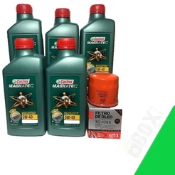 KIT TROCA DE ÓLEO 5W40 CASTROL (FLUENCE 2012>2014 1.6 )