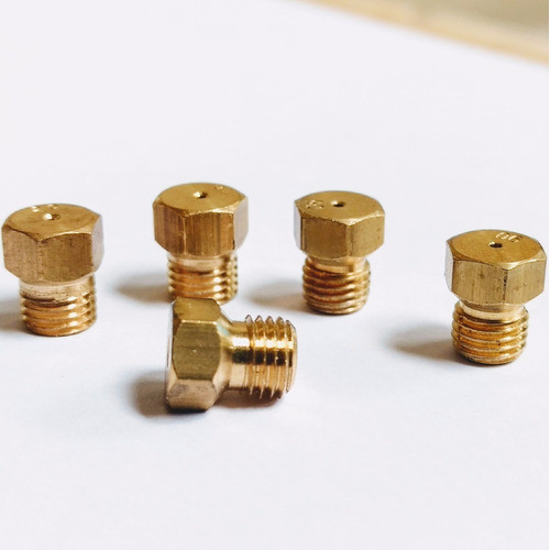 Kit 5 Bicos Injetor Gás GLP Para Fogão ou Coocktop Brastemp Botijão