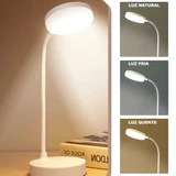 Luminária de mesa LED com carregamento USB