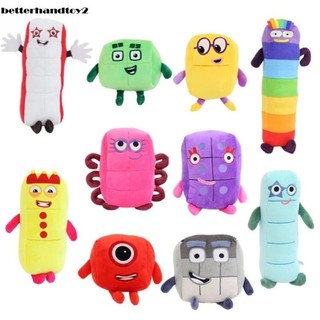 Numberblocks Brinquedos De Pelúcia Recheados Número Bonecas Recheadas Filme Série Tv Cartoon Educacional Infantil Animaç