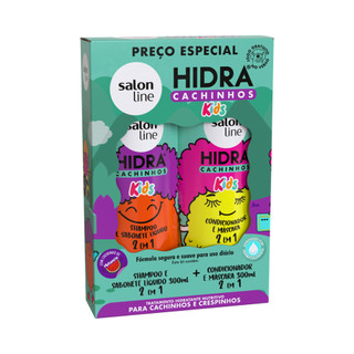 Kit Shampoo Condicionador Cachinhos Kids Melancia Salon Line em Oferta na Shopee