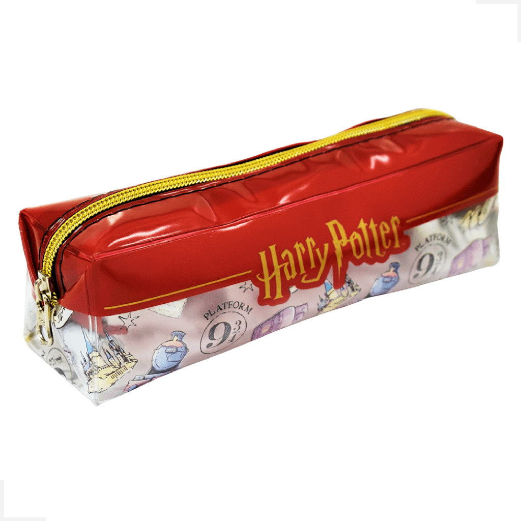 Estojo Escolar Herry Potter Hogwarts Com Fechamento em Zíper