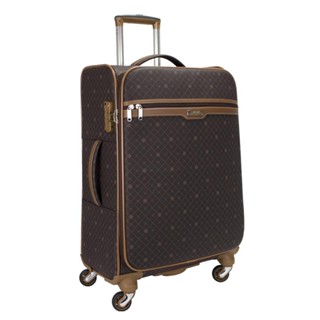 Mala de Viagem Média 23kg Munique Café 70cm com giro 360º em Oferta na Shopee