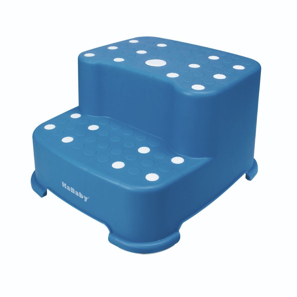 Banquinho Infantil de Banheiro 2 Degraus Antiderrapante Azul em Oferta na Shopee