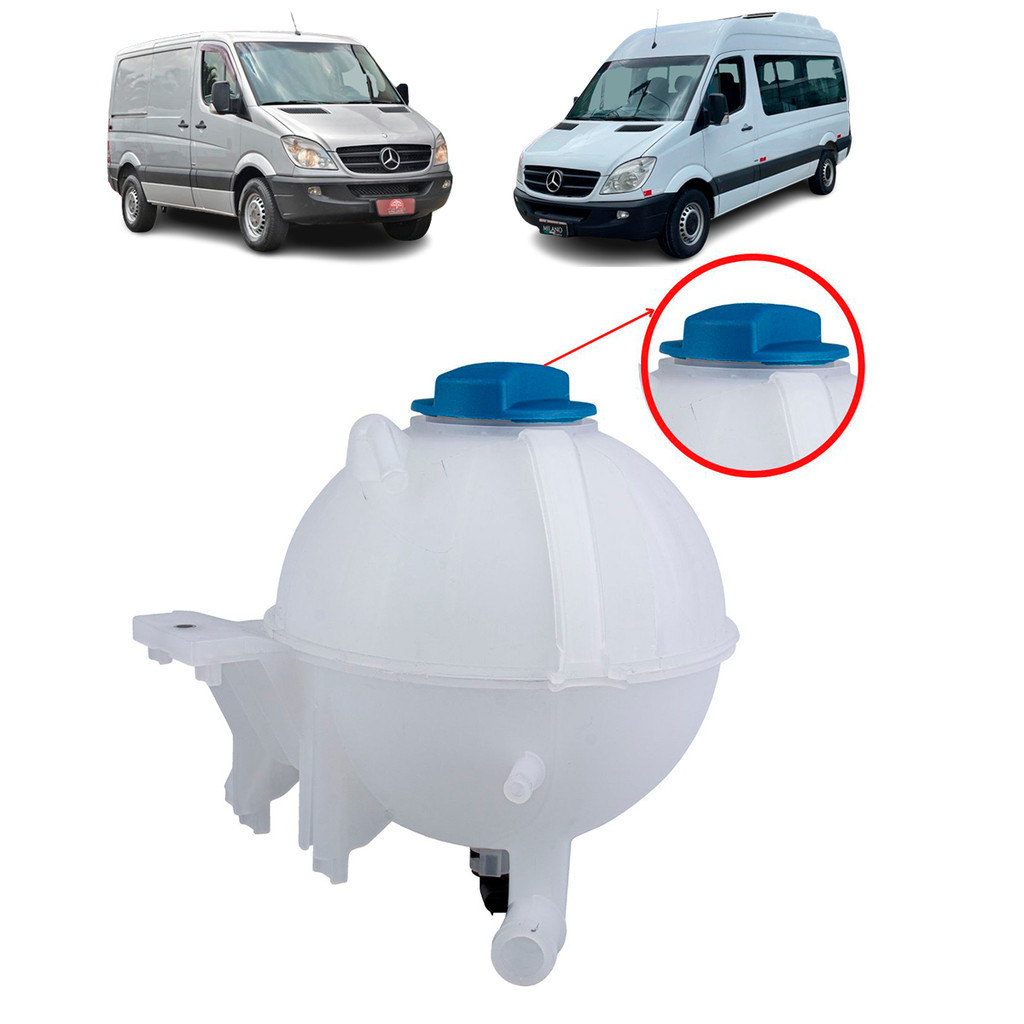 Reservatório De Água Mercedes Benz Sprinter Todos 311/415/ 515 2012 A 2018 em Oferta na Shopee