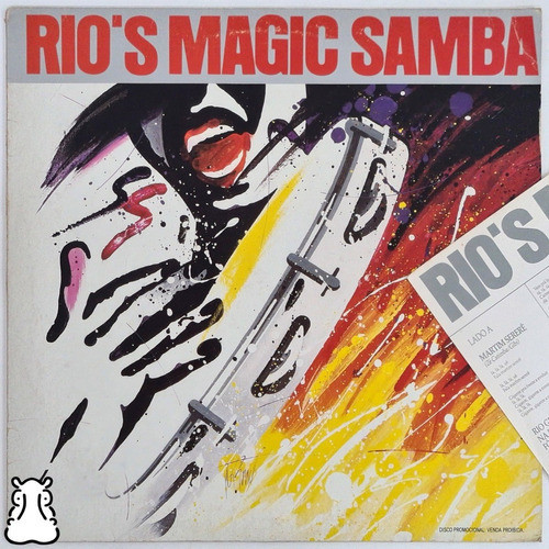 Lp Rio's Magic Samba - Disco De Vinil 1986 - Encarte - Hm