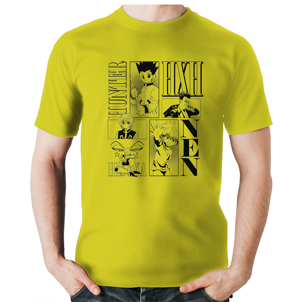 Camisa Mangá Hunter Hunter Camiseta Anime Masculino Feminino