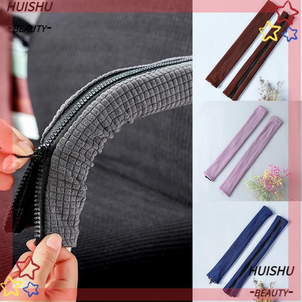 Pode 1 Par De Capas De Apoio De Braço Com Zíper , Elásticas Para Descanso Cadeira De Escritório De Computador , Protetor em Oferta na Shopee