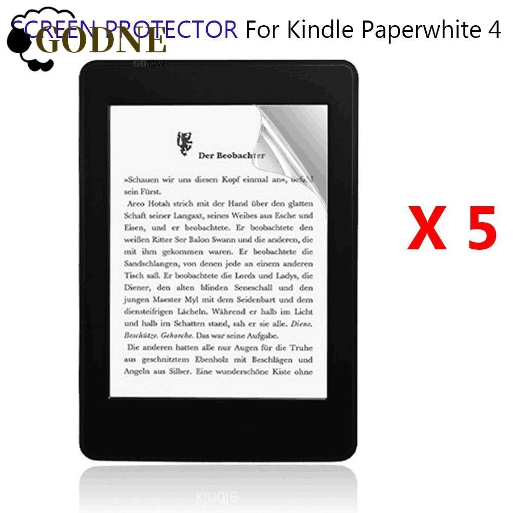 GODNESSFO 5pcs Protetor De Tela Antiimpressão Digital De 6 " e-Reader Para Kindle Paperwhite 4 2018