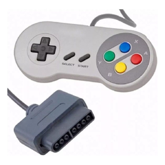Controle Para Super Nintendo Super Nes Nfe Super Snes