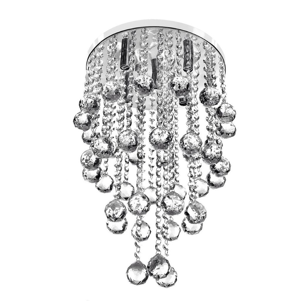Lustre Pendente De Cristal Legitimo Classic Round Long 32