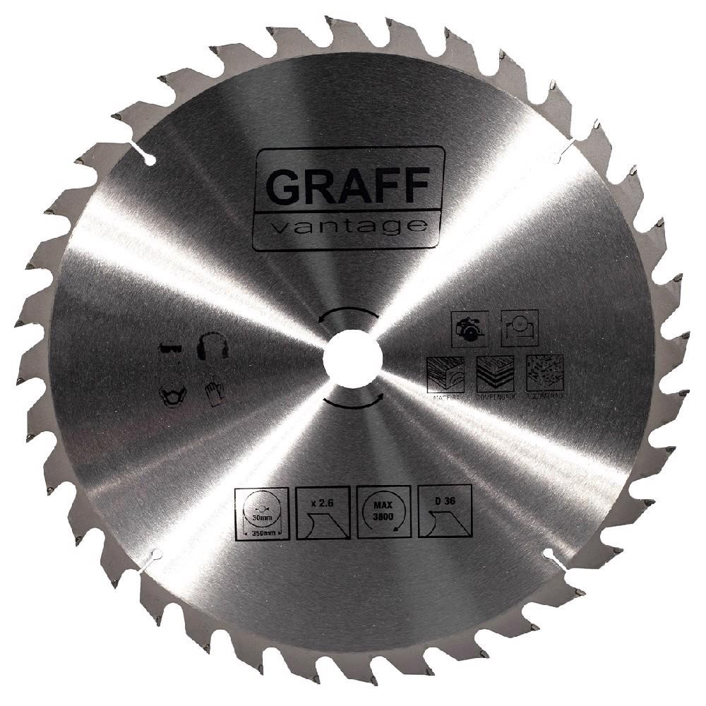 Serra Circular C/ Pastilha De Metal Duro P/ Madeira 14''36d (579,0019) - Graff Vantage