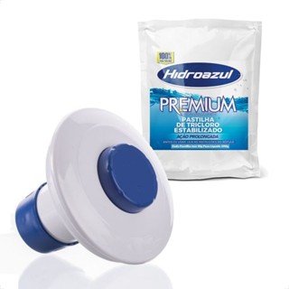 Kit 20 Pastilha Tablete de Cloro + Mini Dosador Clorador Flutuante - Limpeza Piscina - Pooltec em Oferta na Shopee