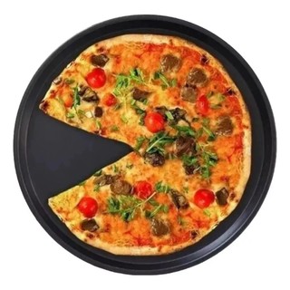Formas Bandeja Grande Antiaderente Redonda Pizza Pão Queijo Forma 30cm