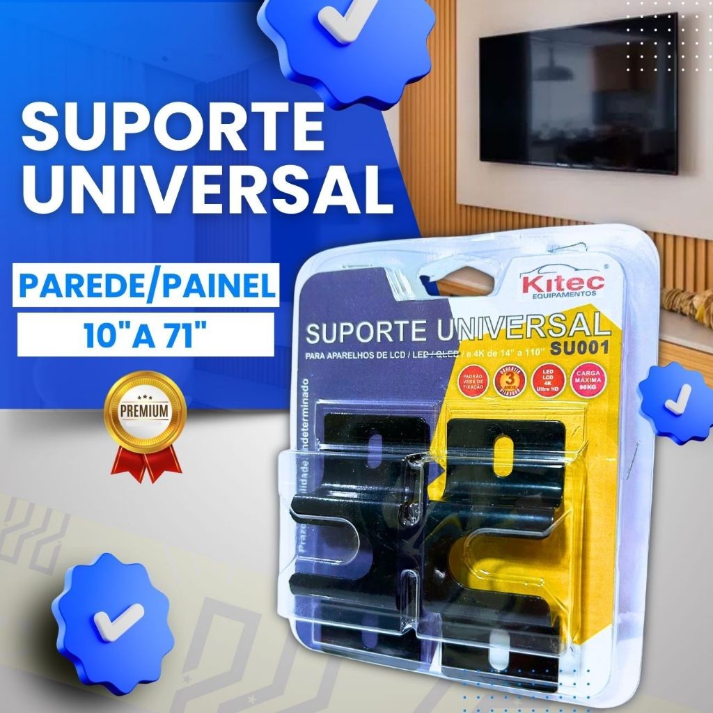 Suporte Tv 14 a 84 Polegadas TVs LED LCD Universal Televisão