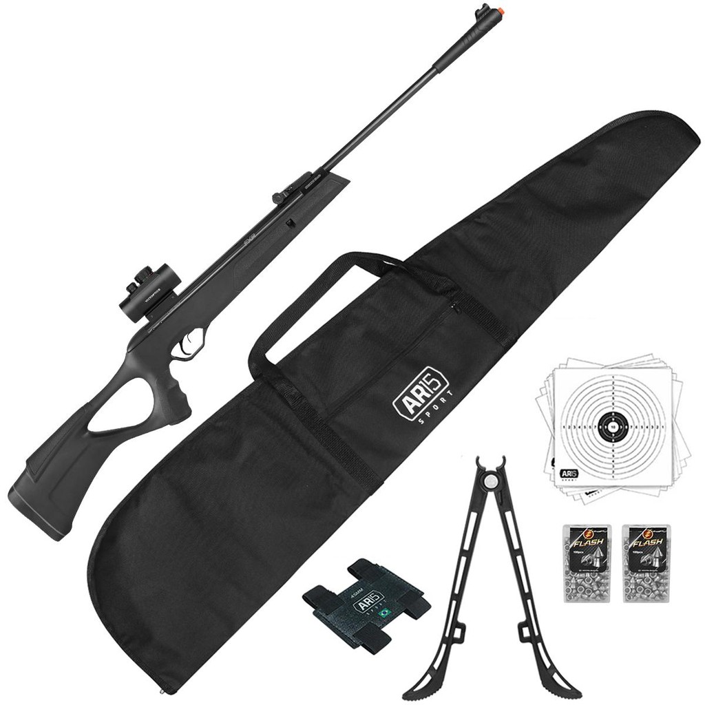 Espingarda Pressão 5.5 Artemis GR800S Blade + Red Dot 1x35 em Oferta na Shopee