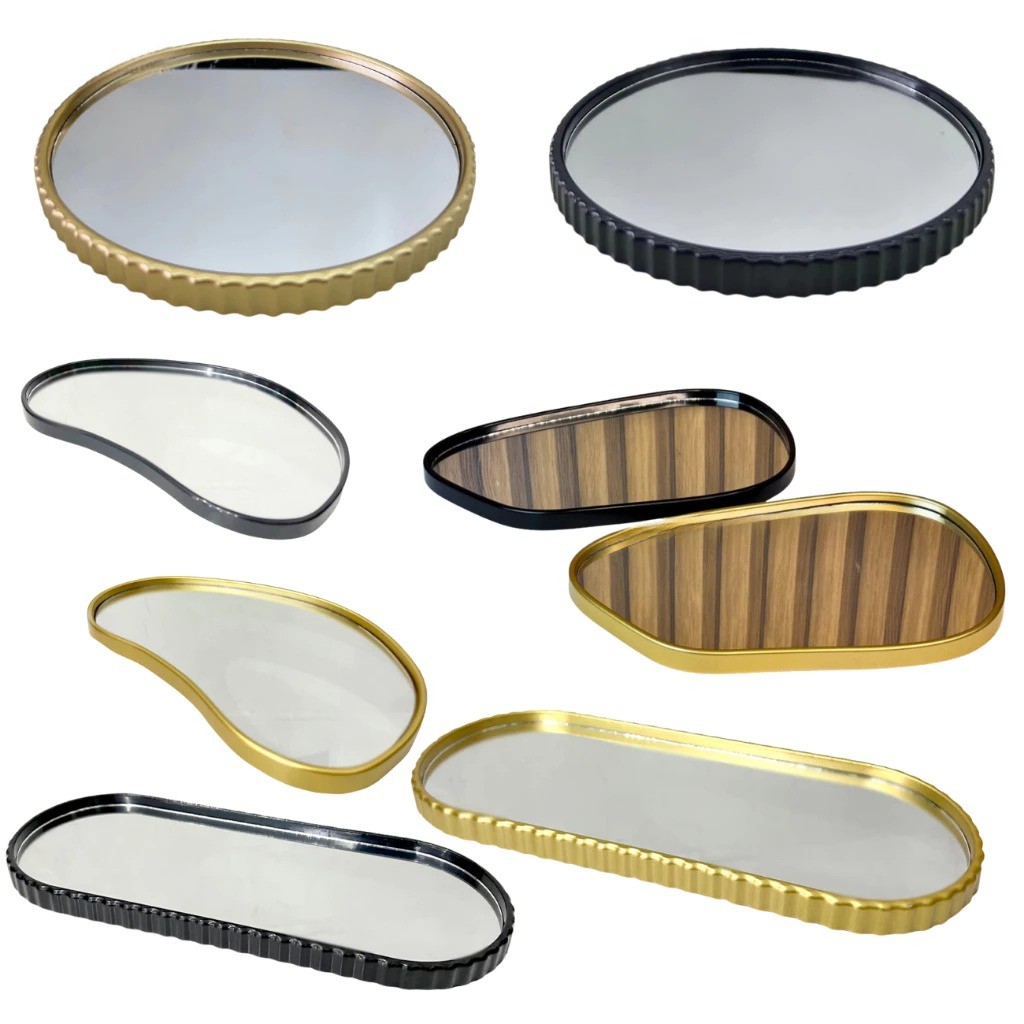 Bandeja Espelhada Banheiro Lavabo Bandeja Decorativa Multiuso em Oferta na Shopee