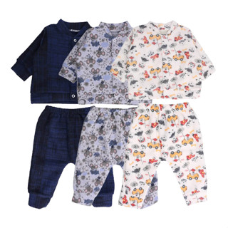 Kit 03 Conjuntos De Bebê Inverno Soft Estampas Sortidas em Oferta na Shopee