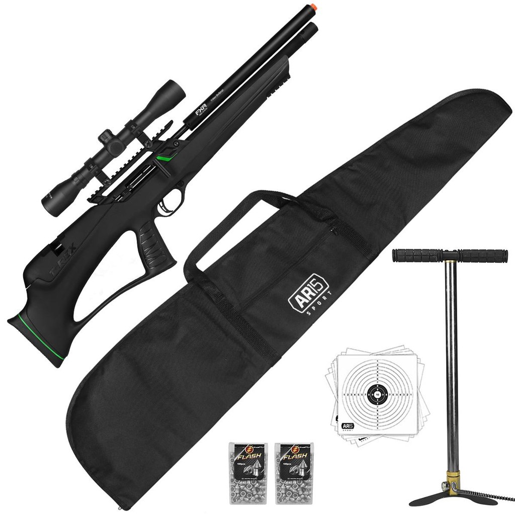 Kit Carabina 5.5 Artemis T-Rex + Luneta 4X32 + Bomba 300Bar em Oferta na Shopee