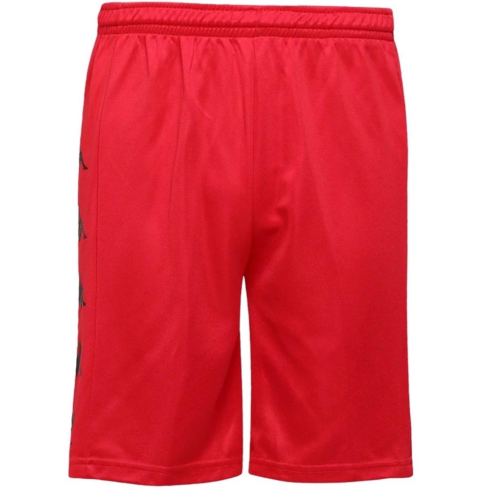 Calção de Futebol Kappa Long Masculino - Vermelho em Oferta na Shopee